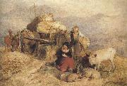 Sir edwin henry landseer,R.A. Sketch for Harvest in the Highlands (mk37) Spain oil painting artist